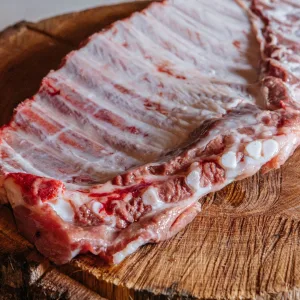 Costellam de porc Duroc de camp Masia Teró