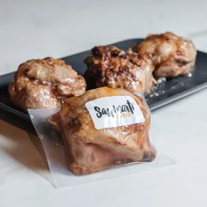 Cuixes desossades i rostides de gall d'indi